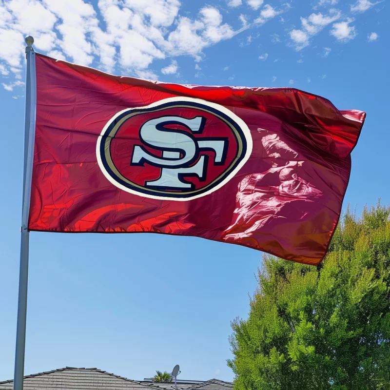San Francisco 49ers flag image