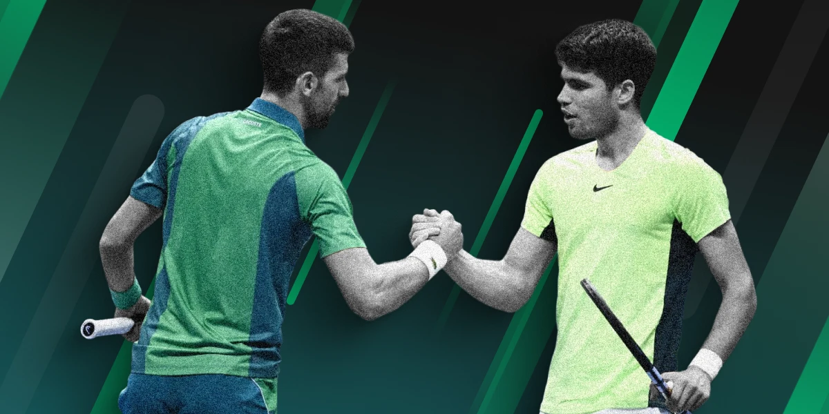 Djokovic vs Alcaraz Indian Wells image