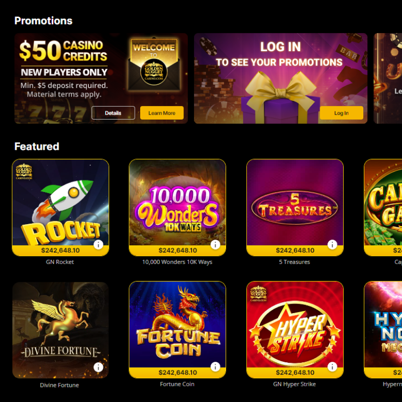 Golden Nugget casino online image