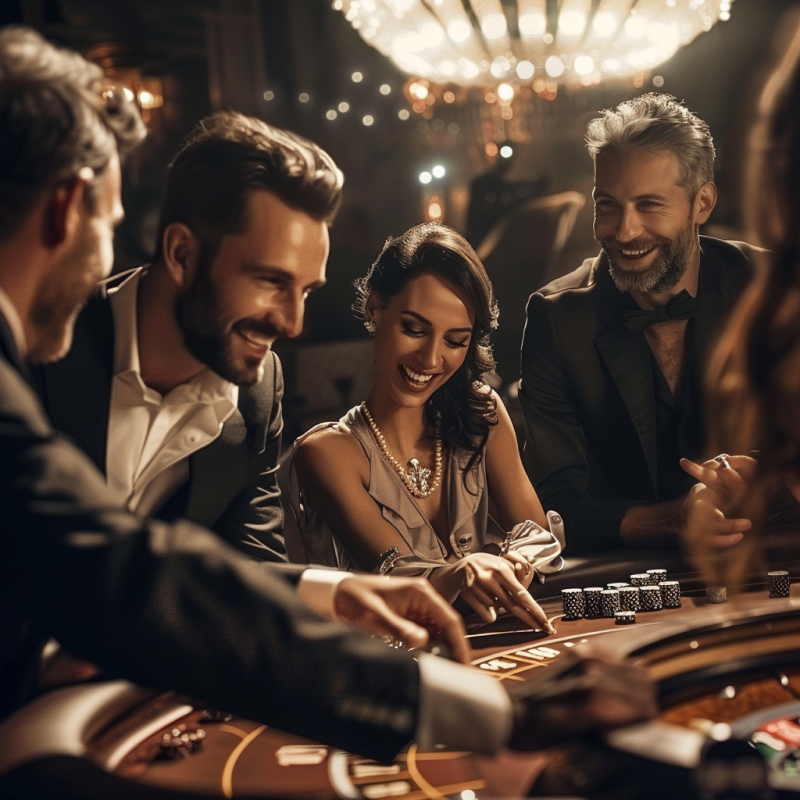 People playing in a casino image