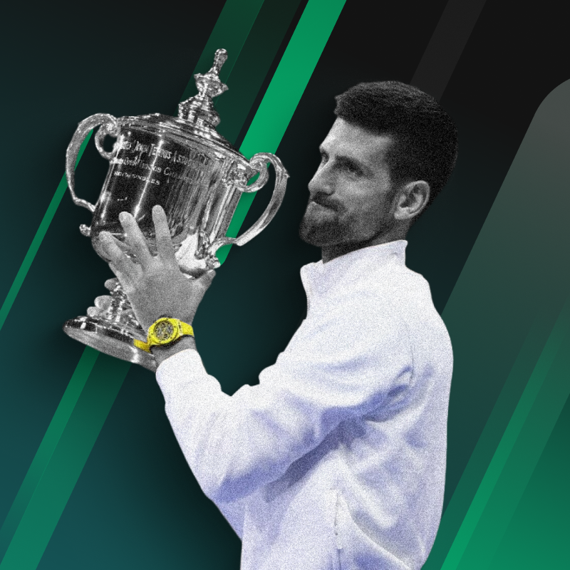 Djokovic winning US Open 2023 image
