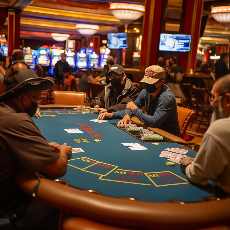 A live poker game image