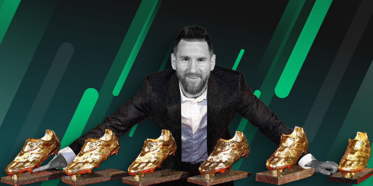 Lionel Messi is the winningest player for the Golden Shoe Award image