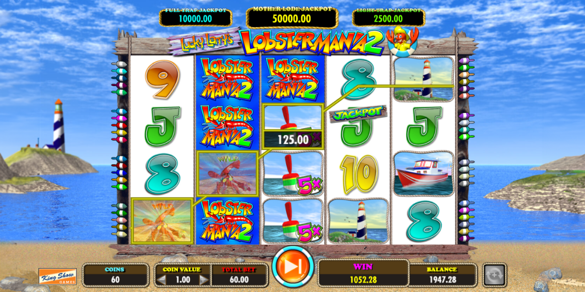 Lucky Lobstermania 2 slot game image