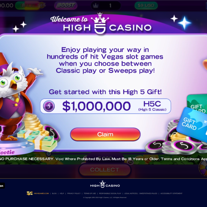 High 5 Casino promo codes image
