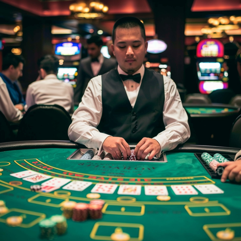 Casino dealer image