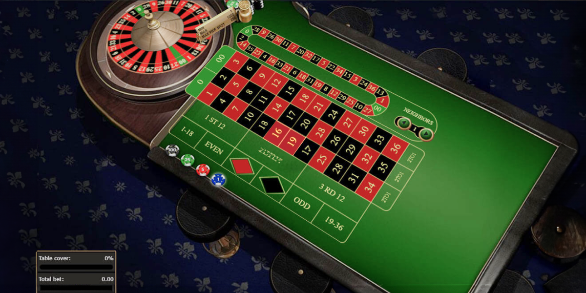 American roulette table image