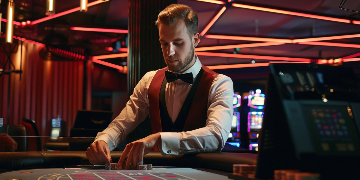 Casino dealer image
