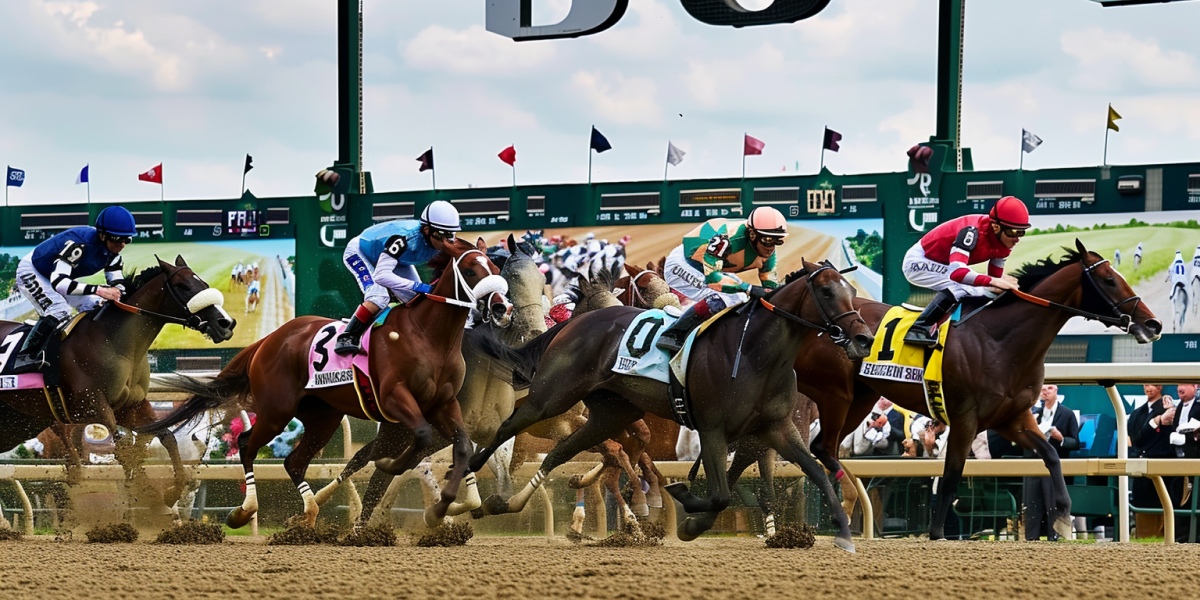 A horse race image