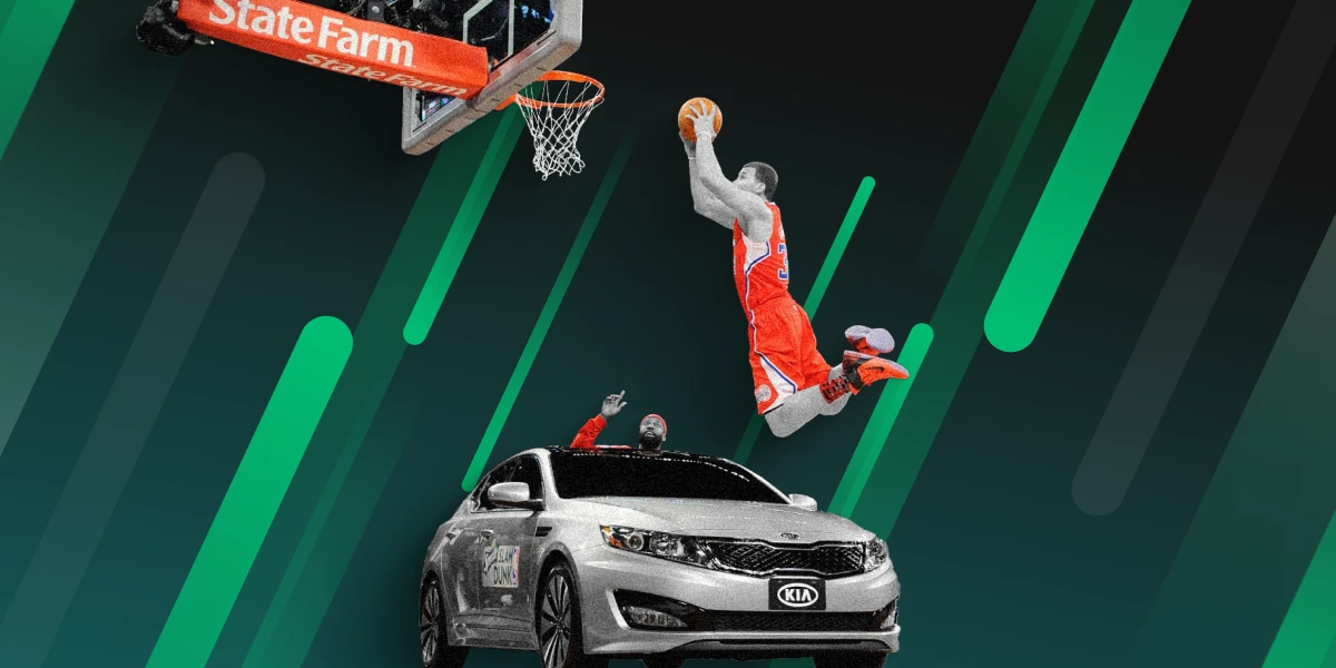 Griffin dunked over a KIA sedan in the 2011 Slam Dunk Contest image