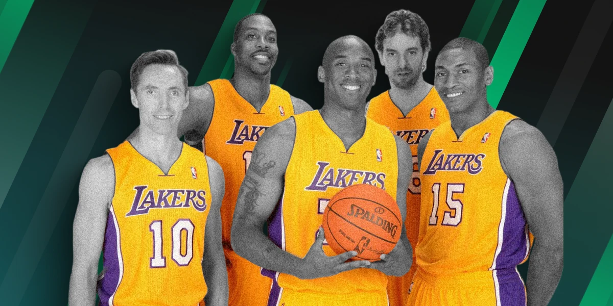 The Lakers nearly had a big five back then image