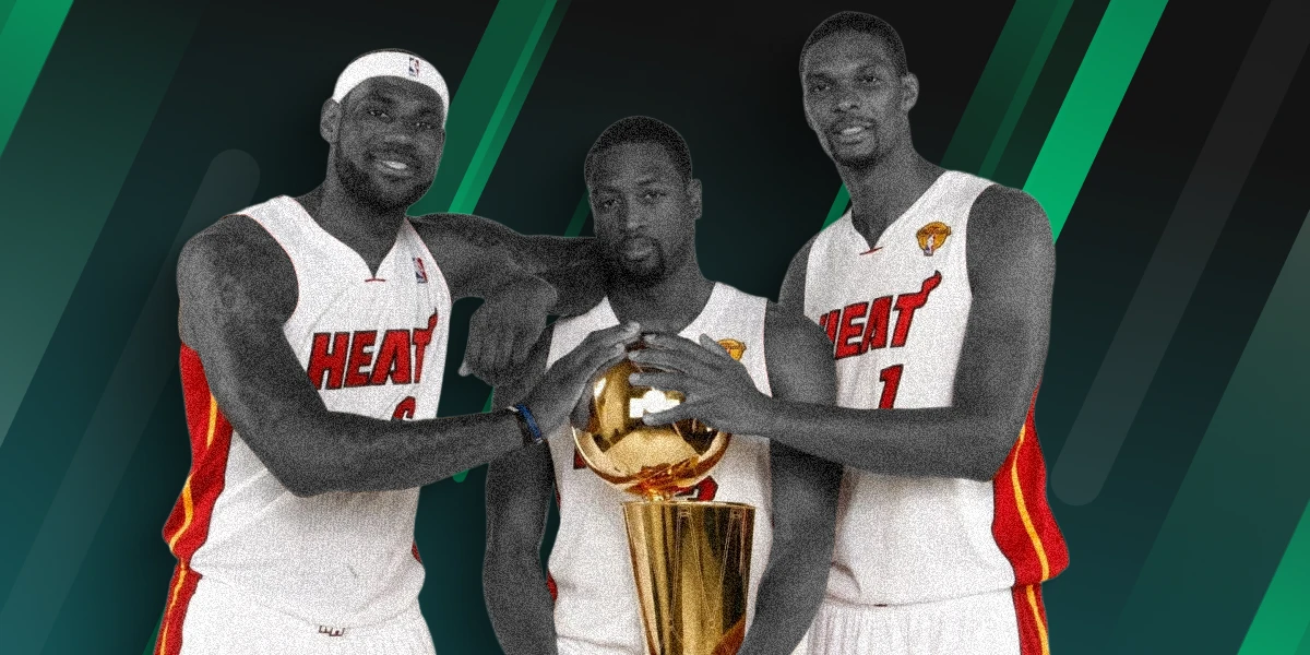 The Miami Heat won back to back titles in 2012 and 2013 image