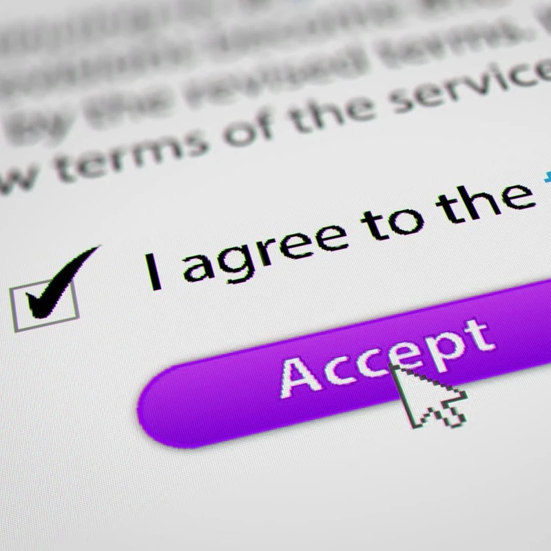 Accept terms and conditions image