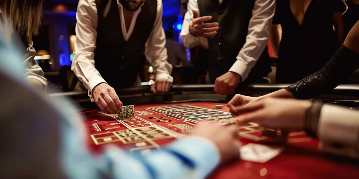 Dealers in a live casino image
