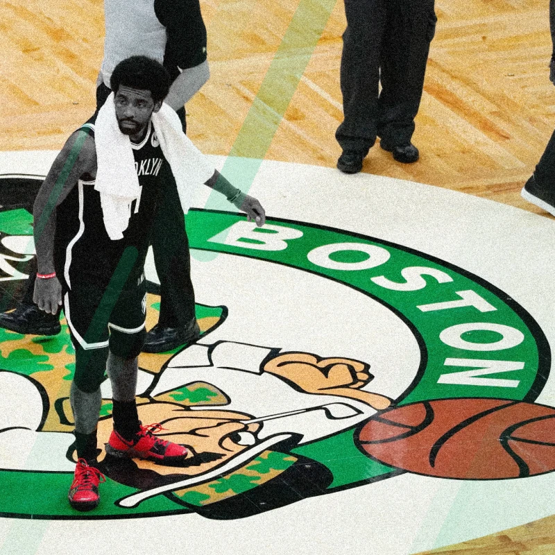 Kyrie Irving stepped on lucky and has gone 0-10 vs Boston since image