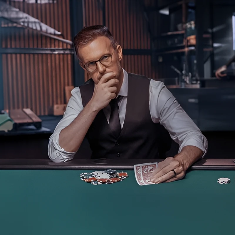 A poker player image