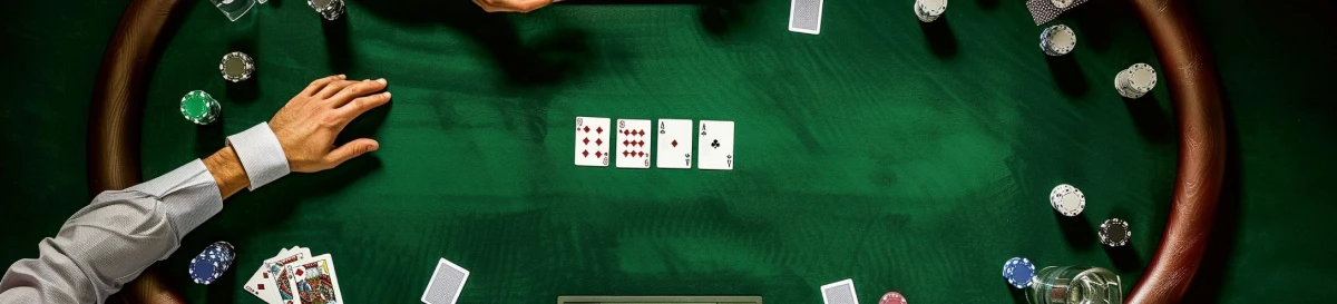 Razz poker set up image