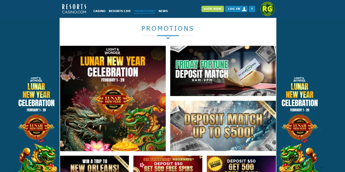 Resorts Online Casino NJ bonus image